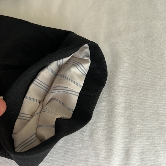 Theory black open blazer in stretched wool - Picture 5 of 6